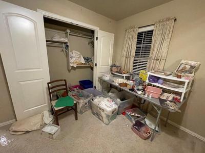 Craft Lot and antique chair