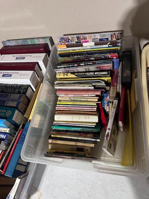 Books in the garage? Oh yes!