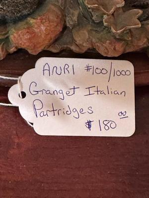 Italian Partridge Carving