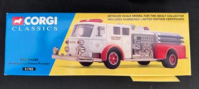 Corgi Classics Original Box Baltimore American La France Pumper 51702