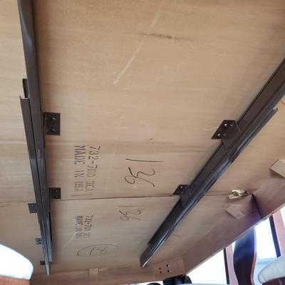 LOT 1: American Drew Dining Set-6 Chairs, Table & Table Protector