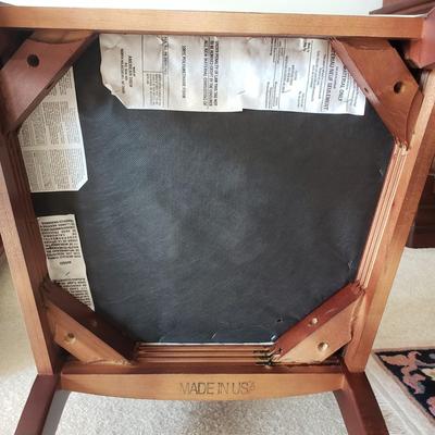 LOT 1: American Drew Dining Set-6 Chairs, Table & Table Protector