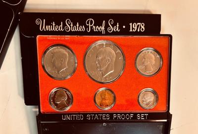 1977 & 1978 UNITED STATES MINT PROOF SETS