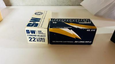 1000 ROUNDS OF S&W .22 LONG RIFLE BULLETS