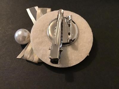 Holiday Bunny Fashion Pin or Brooch