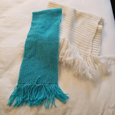 LOT 5Y: Collection of Scarves- Made in Scotland, Italy, Germany; Cashmere, Lambswool & More