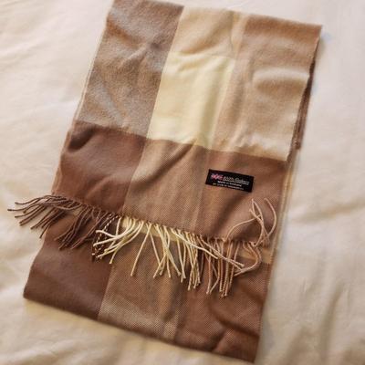 LOT 5Y: Collection of Scarves- Made in Scotland, Italy, Germany; Cashmere, Lambswool & More