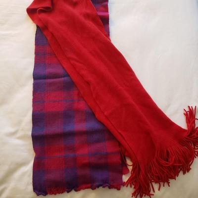 LOT 5Y: Collection of Scarves- Made in Scotland, Italy, Germany; Cashmere, Lambswool & More