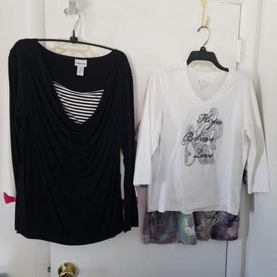 LOT 11Y: (17) Chico's Shirts Size 1-2