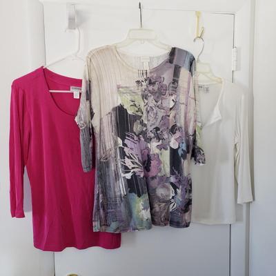 LOT 11Y: (17) Chico's Shirts Size 1-2
