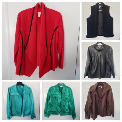 LOT 13Y: Collection of Chico's Jackets
