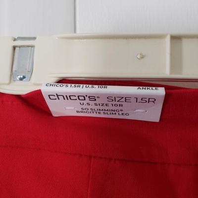 LOT 14Y: (8) New with Tags Chico's Dresses, Pants, Tops