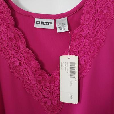 LOT 14Y: (8) New with Tags Chico's Dresses, Pants, Tops