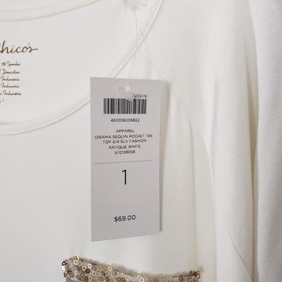 LOT 15Y: (11) New with Tags Chico's Tops