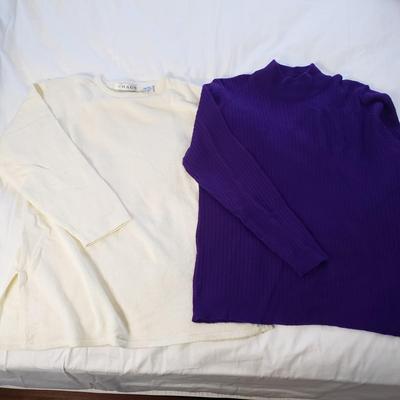LOT 17Y: Assorted Sweaters & Turtlenecks-Some NWT