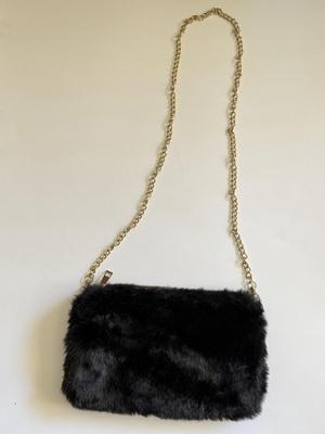 LOT 25D: Black Shoulder Bags: Kate Spade, Fuzzy Lord & Taylor & More