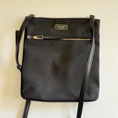 LOT 25D: Black Shoulder Bags: Kate Spade, Fuzzy Lord & Taylor & More