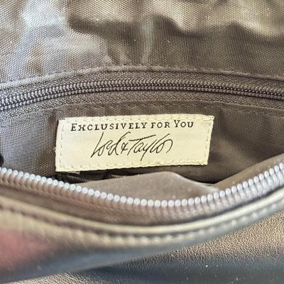 LOT 25D: Black Shoulder Bags: Kate Spade, Fuzzy Lord & Taylor & More