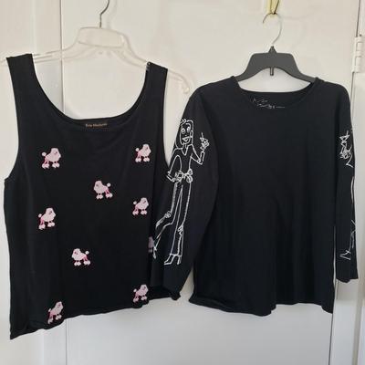 LOT 41Z: Collection of Fun Printed Shirts by Chico's