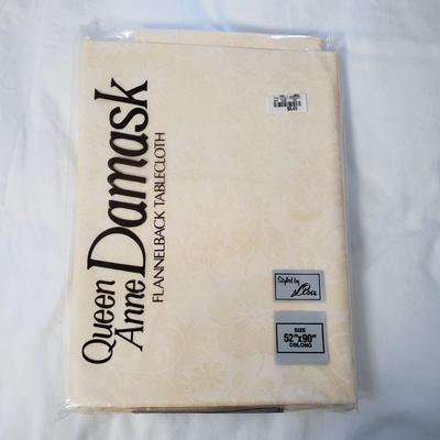 LOT 43Y: Assortment of New Table Linens, Cotton Sheet Set & More