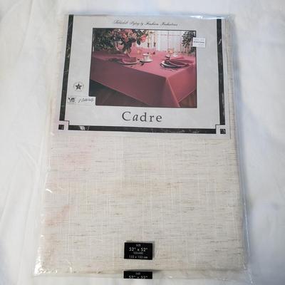 LOT 43Y: Assortment of New Table Linens, Cotton Sheet Set & More