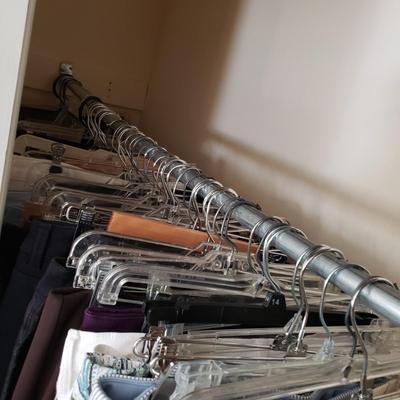 LOT 50Z: Closet Full of 100 Pairs of Pants-Some New with Tags