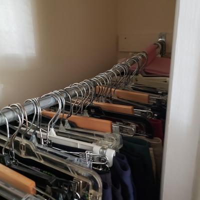 LOT 50Z: Closet Full of 100 Pairs of Pants-Some New with Tags