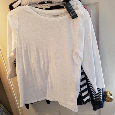 LOT 51Z: Closet Full of 100 Shirts & Sweaters