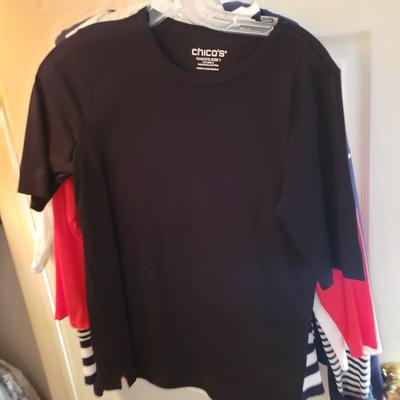 LOT 51Z: Closet Full of 100 Shirts & Sweaters