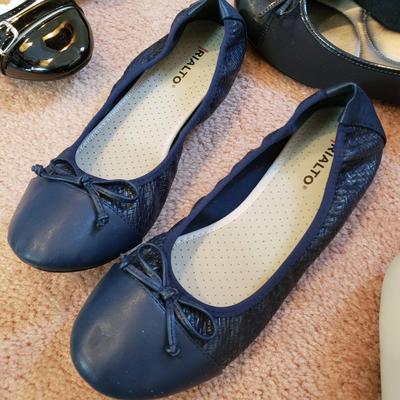 LOT 53Z: Size 9-10 Ballet Flats-Clarks, Cliffs & More