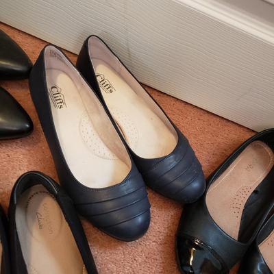 LOT 53Z: Size 9-10 Ballet Flats-Clarks, Cliffs & More