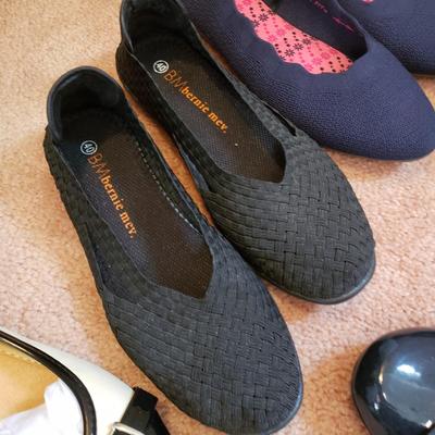 LOT 53Z: Size 9-10 Ballet Flats-Clarks, Cliffs & More