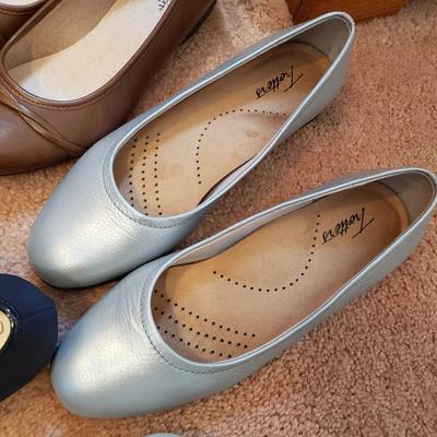 LOT 53Z: Size 9-10 Ballet Flats-Clarks, Cliffs & More