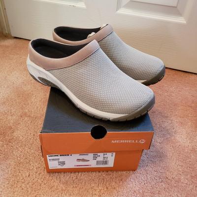 LOT 55Z: New Shoes Size 9.5- Sketchers, Merrell & Others