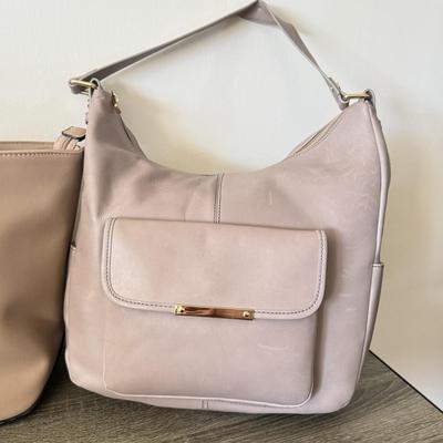 LOT 63D: Croft & Barrow Leather Bag, Nordstrom Front Pocket Purse & Nine West Tote