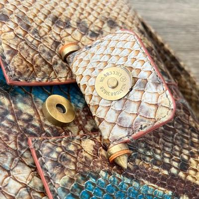 LOT 64: Faux Alligator / Snakeskin Bags: London Fog, Marc Fisher & Rachel Roy