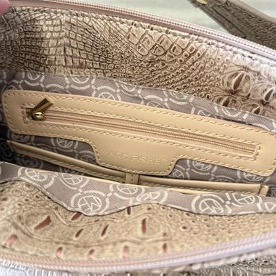 LOT 64: Faux Alligator / Snakeskin Bags: London Fog, Marc Fisher & Rachel Roy