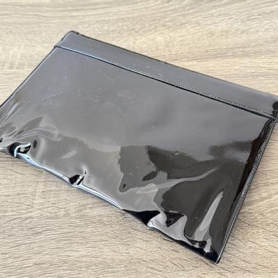 LOT 65: Clutches: Leather Nordstrom, Blue & Patent Leather w/ Chain