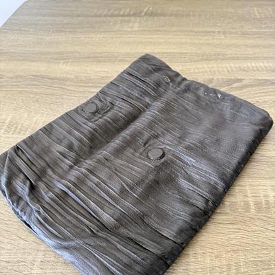 LOT 65: Clutches: Leather Nordstrom, Blue & Patent Leather w/ Chain