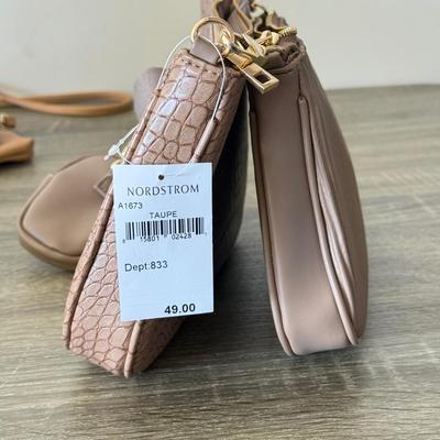 LOT 66: Brown Handbags: NWT Nordstrom, Steve Madden & Quilted