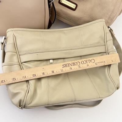 LOT 73L: Beige Bags: Gian MArco Venturi NWT, Steve Madden & More