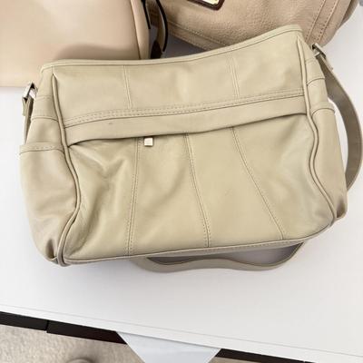 LOT 73L: Beige Bags: Gian MArco Venturi NWT, Steve Madden & More