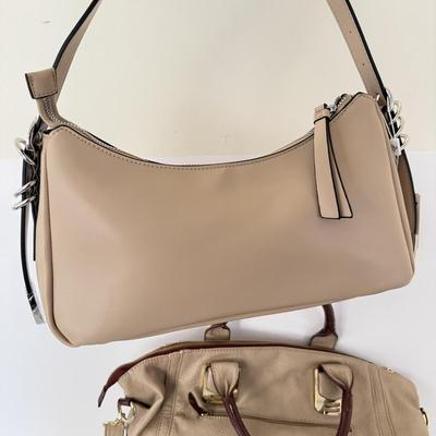 LOT 73L: Beige Bags: Gian MArco Venturi NWT, Steve Madden & More