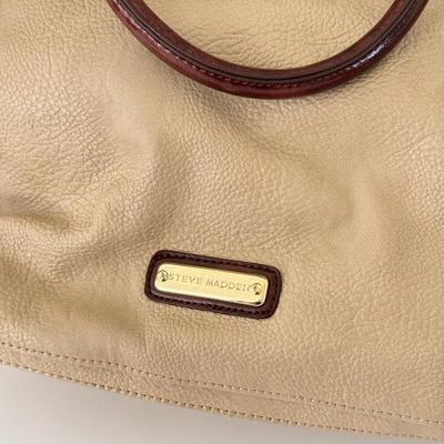LOT 73L: Beige Bags: Gian MArco Venturi NWT, Steve Madden & More