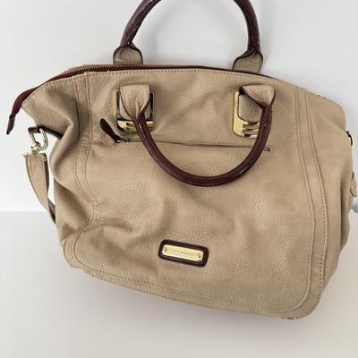 LOT 73L: Beige Bags: Gian MArco Venturi NWT, Steve Madden & More