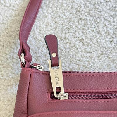 LOT 74L: Merlot Color Handbags: Lexi & Abbie, DSW & Rosetti
