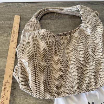 LOT 76L: Collection of Purses: Guess, Tianni Faux Fur, Maxine Couture & MultiSac