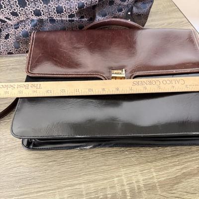 LOT 77L: Kathy Van Zeeland Overnight Bag & Jackson Slim Briefcase