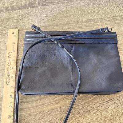 LOT 78L: Aldo Rainbow Glitter Purse, Navy Amanda Smith Shoulder Bag, Preivew Collection Purse & Green Hobo Shoulder Bag