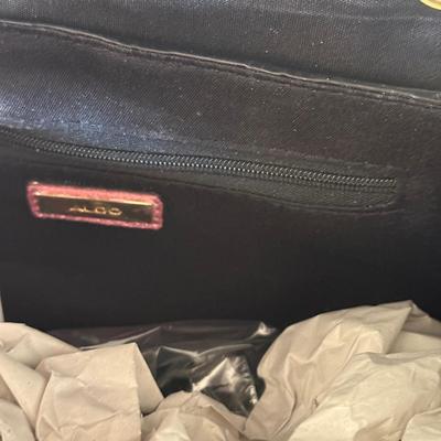 LOT 78L: Aldo Rainbow Glitter Purse, Navy Amanda Smith Shoulder Bag, Preivew Collection Purse & Green Hobo Shoulder Bag